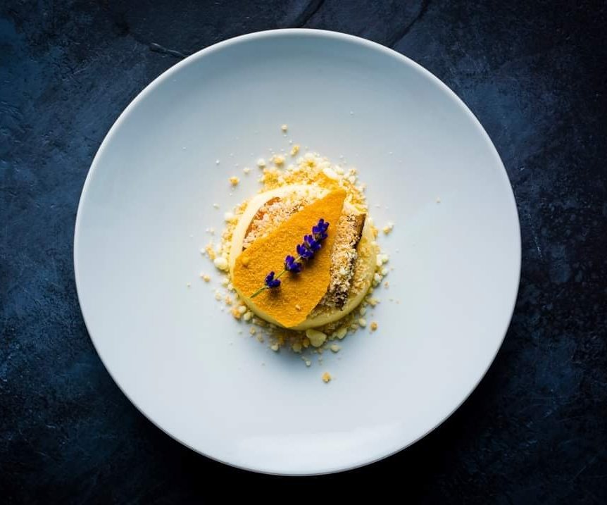 PlasDinas's tweet photo. Vanilla roast apricots, white chocolate parfait, honey brioche, lavender syrup
#JulyMenu #TheGunroomRestaurant #seasonalmenu #wales #NorthWales #foodie #gastronomy #MichelinGuide https://t.co/nGQ9jotRUe