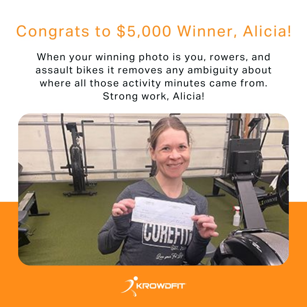 KrowdFit's tweet photo. You Sweat, We Pay. 

Sign up for your chance to win $5000 in our healthy rewards pool.

Learn more: https://t.co/JDR4INjuD7 https://t.co/s3c9TSqHgT