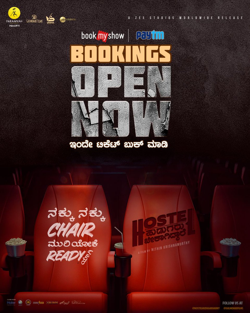 AppuBossfc17's tweet photo. Best wishes to whole team #HostelHuduguruBekagidare 🤞 book your tickets now 

#DrPuneethRajkumar https://t.co/Ogl9s2bPVf