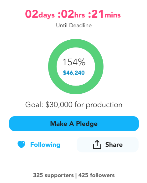 🙌 We're getting closer to $50,000! 🎥 With your help, Delco: The Movie is shaping up to be something truly special. We are also only 75 followers away from @seedandspark's second tier filmmakers perk Let's make these last 2 days count and reach our funding target! 🚀