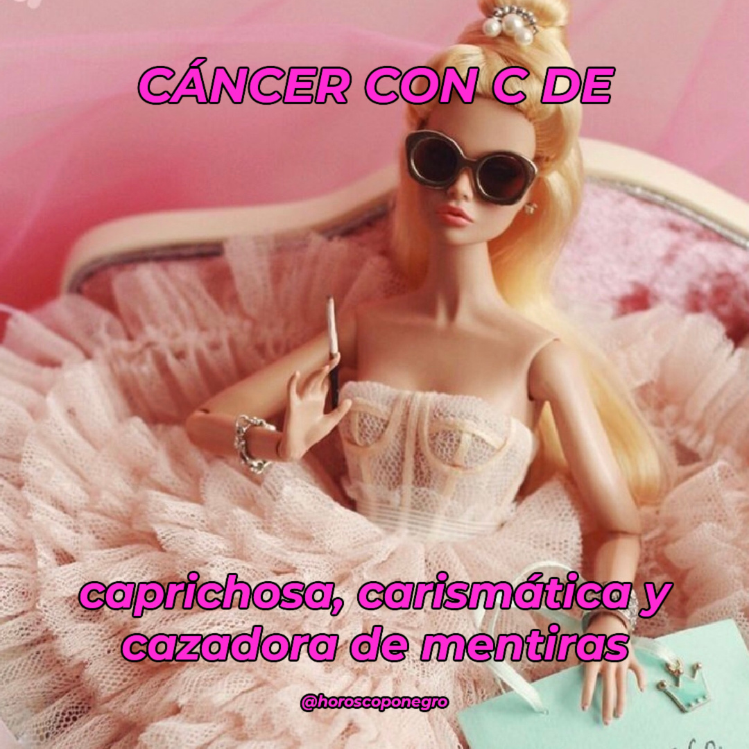 #Cancer con C de... 🤣 #horoscoponegro