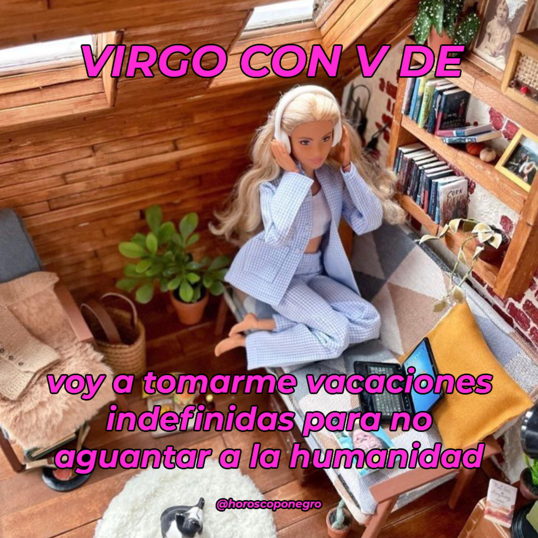 #Virgo con V de... 🤣 #horoscoponegro