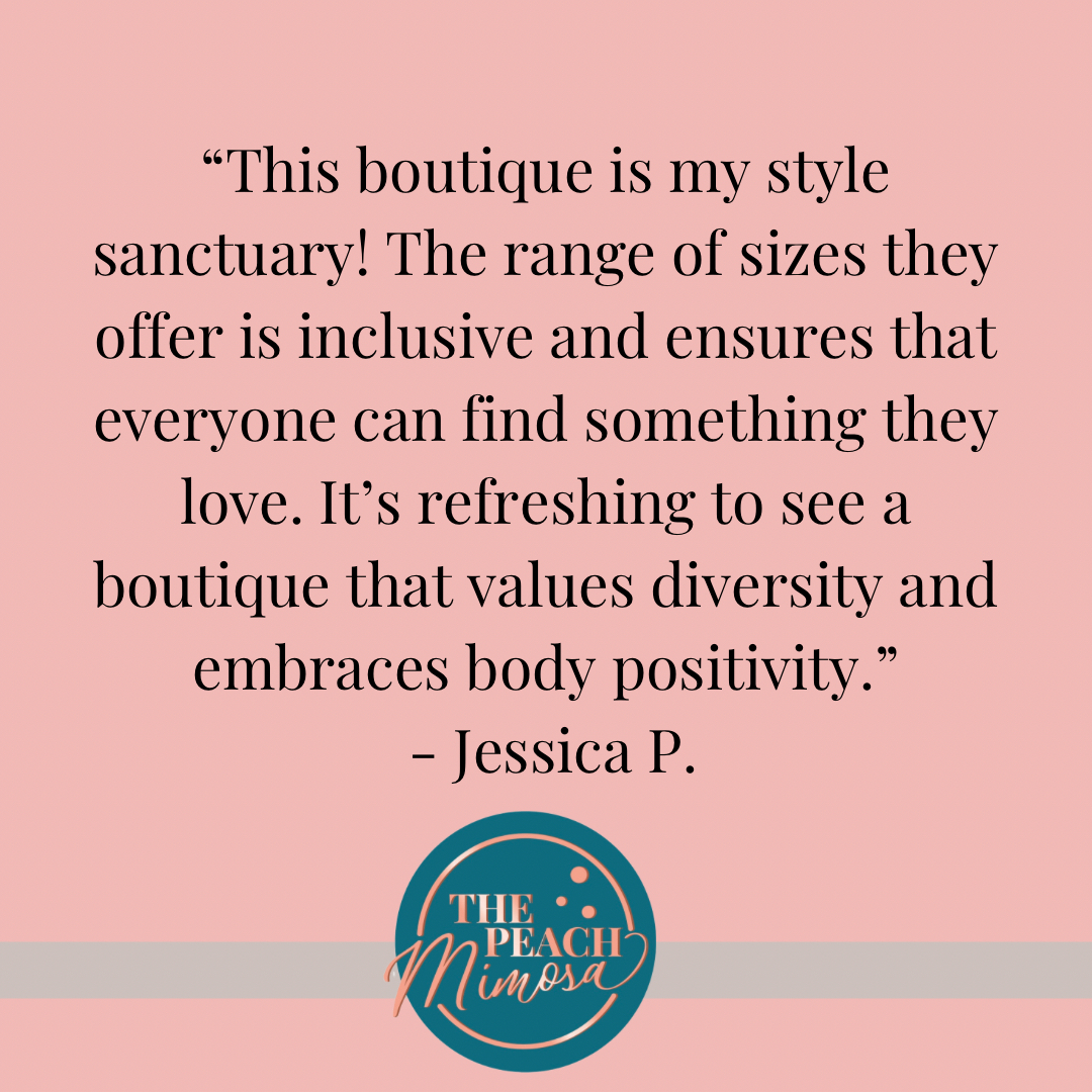 𝑻𝒆𝒔𝒕𝒊𝒎𝒐𝒏𝒊𝒂𝒍 𝑻𝒉𝒖𝒓𝒔𝒅𝒂𝒚!  Don’t just take our word for it - read the rave reviews from our happy customers!

#peachmimosastyle #pghboutique #shopnow #customertestimonial #happyshopper #boutiqueshopping #boutique #boutiquestyle