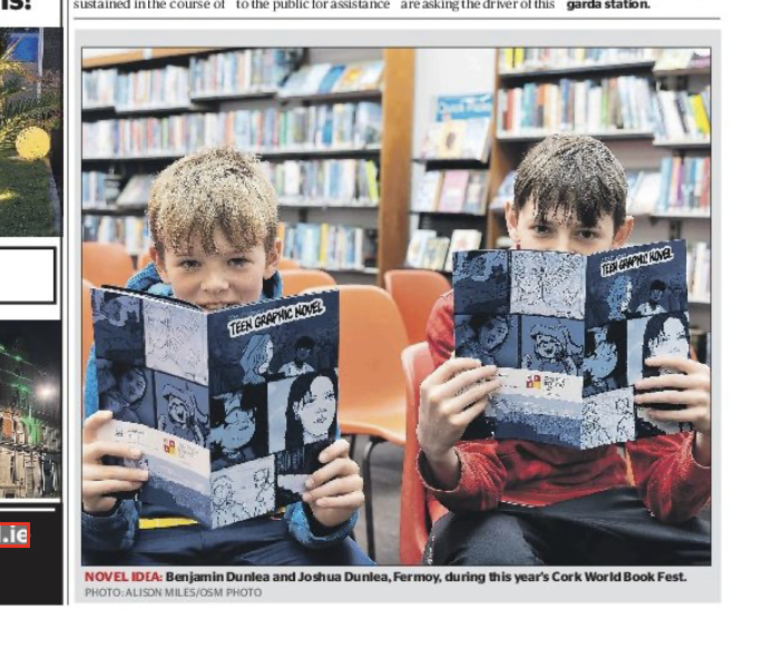 OSMPhotography's tweet photo. We love books! Pictured at the recent World Book Fest 2023 & Teen Short Story Competition by Cork City Libraries’. CWBF is an extravaganza of books, writers & readers took place in Cork City Library & Triskel Arts Centre #OSMPHOTO #Cork #WorldBookFestival #CWBF #CorkPhotographers https://t.co/nB0mzWmNku