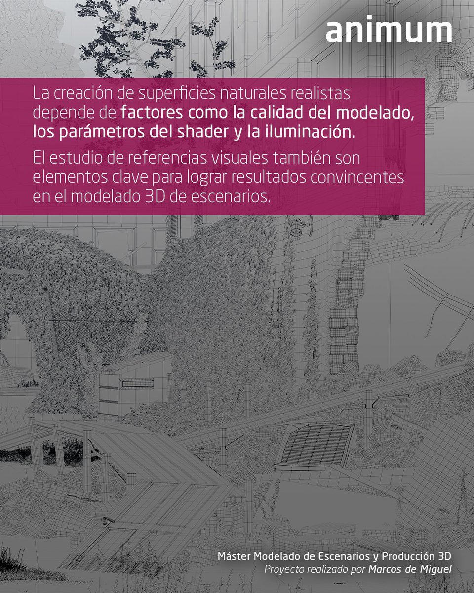 animum3d's tweet photo. Elementos naturales como la vegetación, rocas o piedras, ayudan a dar un aspecto más realista a los #modelados3D de escenarios.
Hay diversos factores que favorecen dotar al modelado de ese aspecto más logrado, ¡te contamos algunos de ellos! ⬇️ https://t.co/q5x17upQ7f