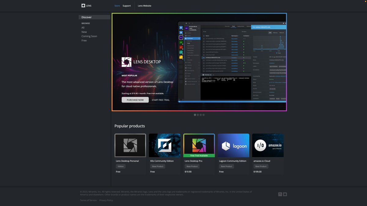 k8slens's tweet photo. Today is the grand opening of the Lens Store!🚀
Discover innovative products such as @k0sproject, @amazeeio, and @UseLagoon, alongside our Lens offerings! And this is just the beginning... 🤩
Check it out👉https://t.co/Oj6xAkLRxl
#Kubernetes #k0s #k8slens #amazee #lagoon https://t.co/Lj5s3gbdBa