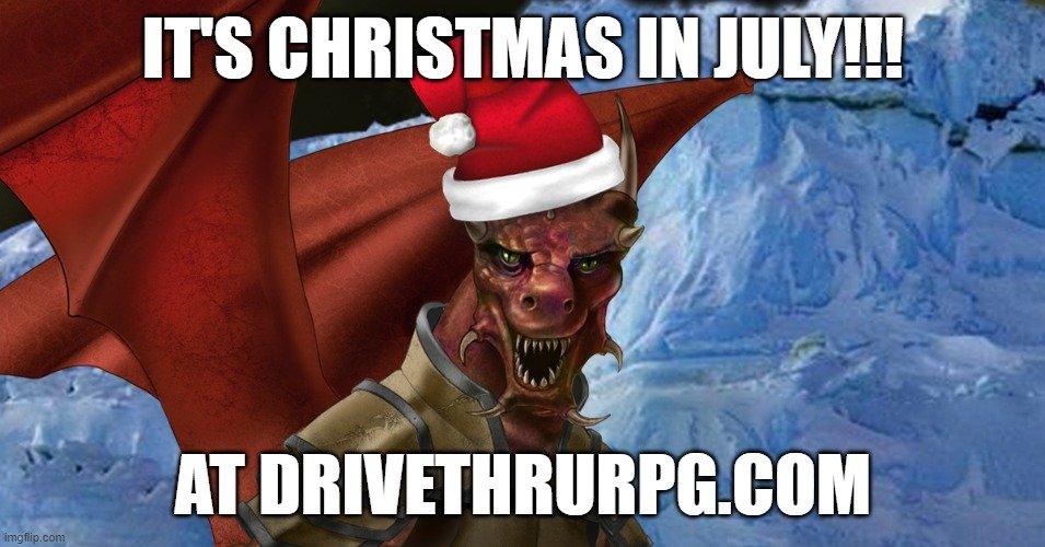 Studio404Games's tweet image. It's Christmas in July at DriveThruRPG!
Several of our books and materials are on sale, including Starcana and Mechasys!

drivethrurpg.com/browse.php?aut…