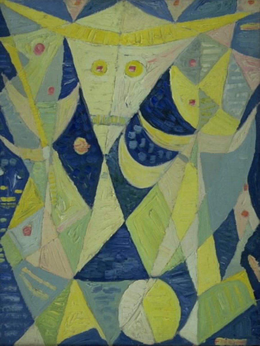 Artwork of the Day!

Moon Mask
by Egill Jacobsen, 1943

#art, #culturalheritage, #artoftheday, #oiloncanvas, #nationalgalleryofdenmark
artboulevard.org/items/59186/
open.smk.dk/en/artwork/ima…

Find more like this in artboulevard.org