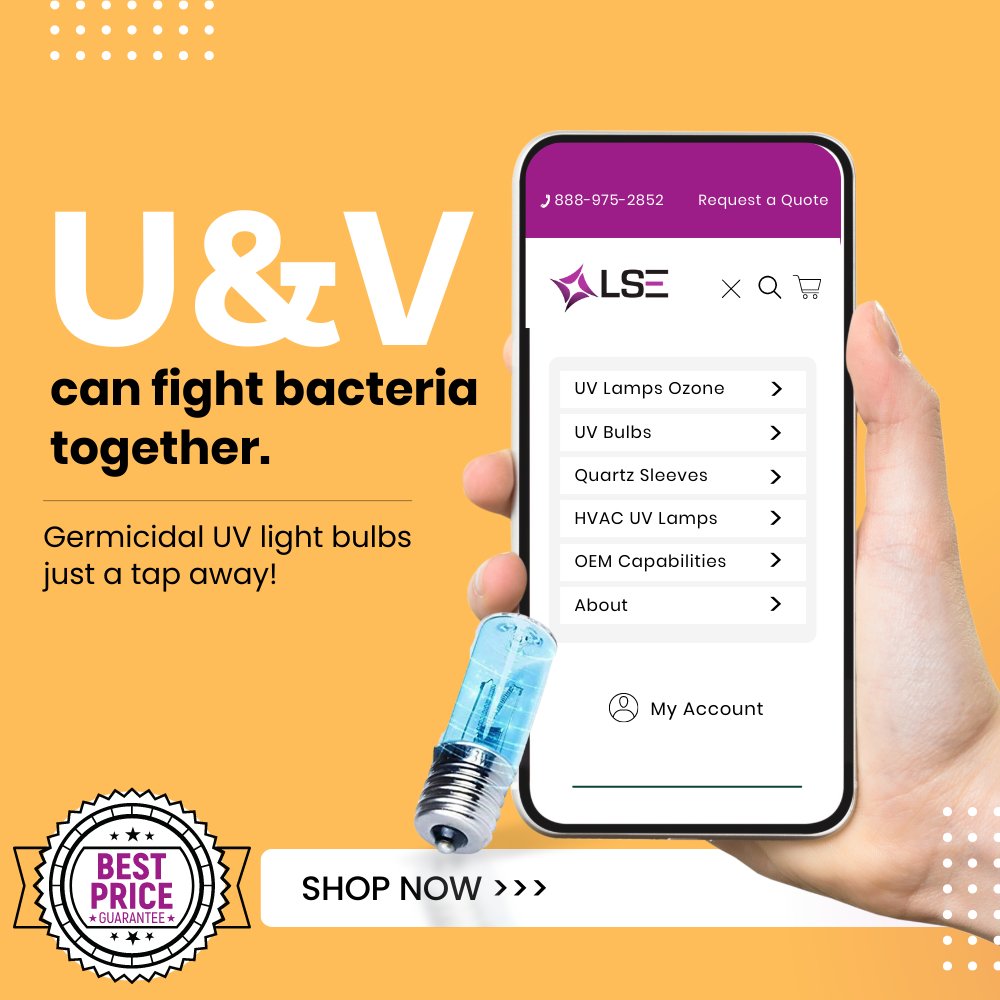Use your fingertips to make tomorrow healthier.

Contact us today for all your UV solution needs –
bit.ly/LightSpectrumE…

#LSE #Uvlights #airsterilization #waterpurification #surfacedisinfection #environment #healthylifestyle #UVrays #technology #hotels #colleges #hospitality