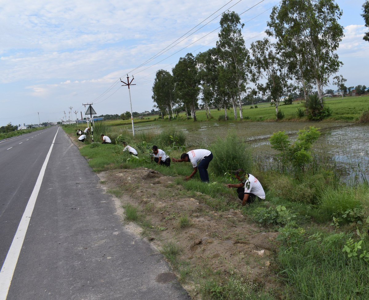 15BN NDRF GADARPUR , UDHAM SINGH NAGAR (UKD)ЁЯЗоЁЯЗ│ (@15bnndrf) on Twitter photo "To beautify the areas for scenic beauty."
In an ongoing plantation drive, today saplings planted near Haridwar-Rudrapur National Highway.
<a href="/NDRFHQ/">NDRF ЁЯЗоЁЯЗ│</a>
<a href="/ukcmo/">CM Office Uttarakhand</a>
<a href="/ias_rawat/">Deepak Rawat IAS</a>
<a href="/dmusnagar/">DmUdhamSinghNagar</a>
<a href="/AHindinews/">ANI_HindiNews</a>
<a href="/ANI/">ANI</a>
<a href="/PIB_India/">PIB India</a> "To beautify the areas for scenic beauty."
In an ongoing plantation drive, today saplings planted near Haridwar-Rudrapur National Highway.
<a href="/NDRFHQ/">NDRF ЁЯЗоЁЯЗ│</a>
<a href="/ukcmo/">CM Office Uttarakhand</a>
<a href="/ias_rawat/">Deepak Rawat IAS</a>
<a href="/dmusnagar/">DmUdhamSinghNagar</a>
<a href="/AHindinews/">ANI_HindiNews</a>
<a href="/ANI/">ANI</a>
<a href="/PIB_India/">PIB India</a>