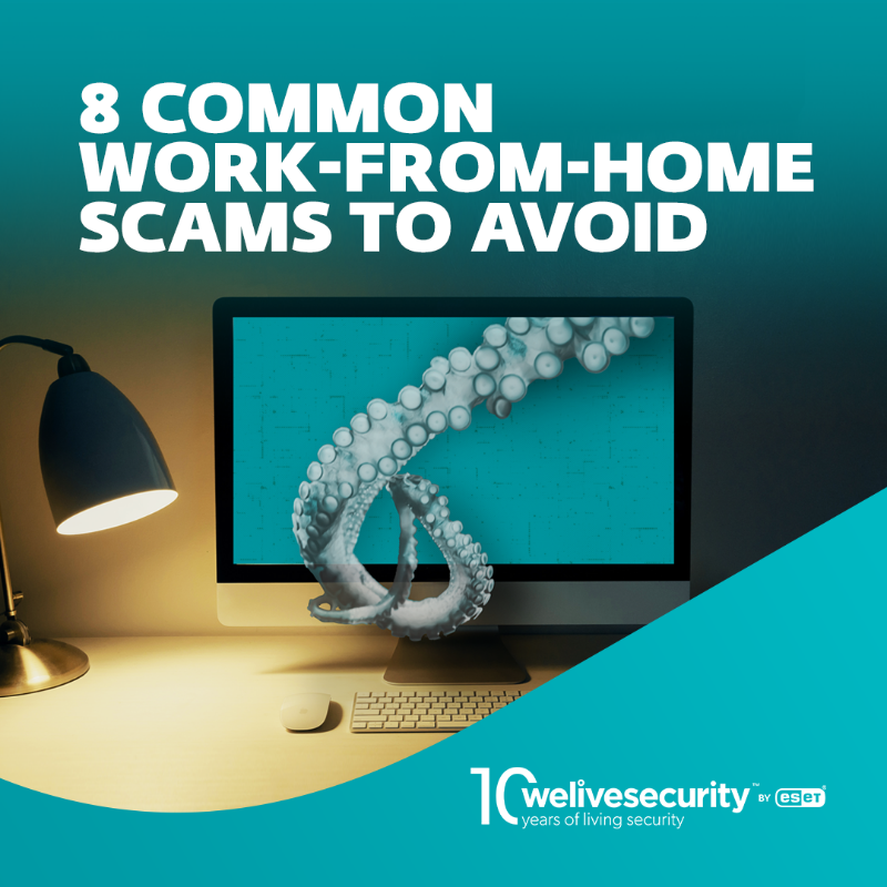 ESET's tweet photo. Today, most of us expect our employers to give us the option to work remotely. Over half (53%) of remote-capable US workers have a hybrid work arrangement and scammers are as always primed and ready to take advantage.
#ProgressProtected #DigitialSecurity
