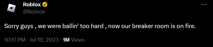 XSJustice17's tweet image. this is what actually happened last night. #RobloxUp