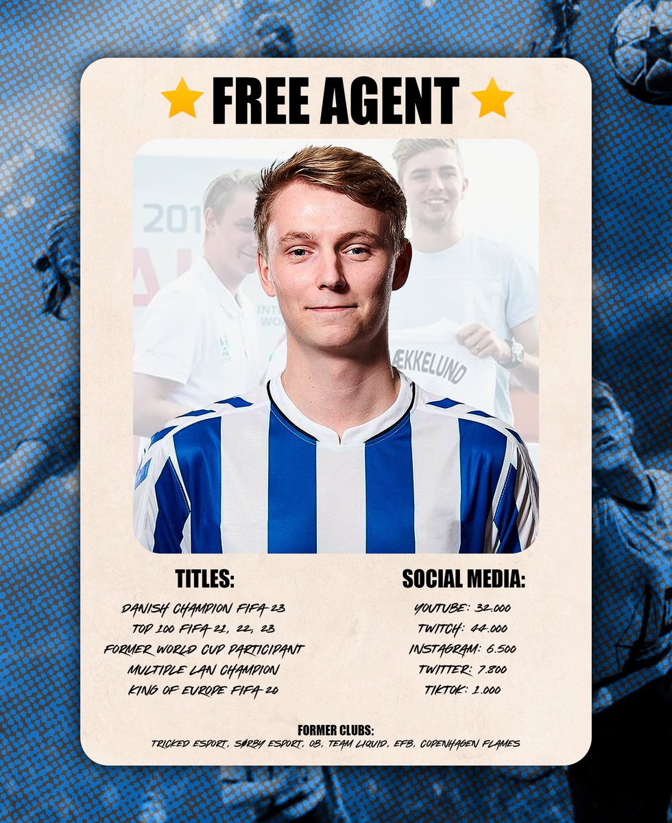 *FREE AGENT*

Dansk: Så blev det min tur til at evaluere på FIFA 23 sæsonen. Første år som far, hvilket har været noget af en omvæltning. Til gengæld blev det også første år jeg blev Danmarksmester og kvallede til Play-in.
Alt i alt et godkendt år, hvor det sagtens kunne være