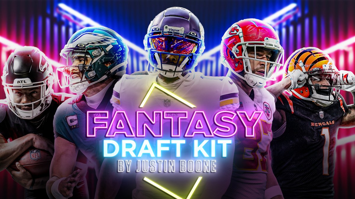 Justin Boone on X: 'My 2023 Fantasy Football Draft Kit 