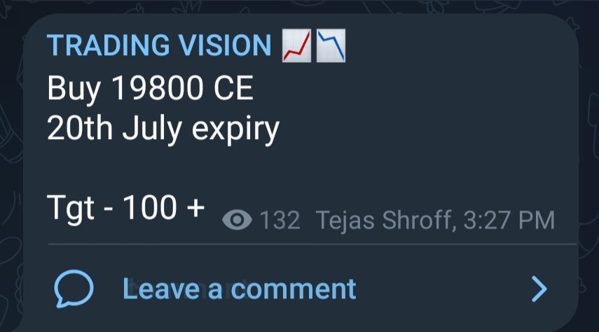 TradingVision07's tweet image. BTST given yesterday @ 65 

Today&apos;s closing price - 180 🔥🔥

5700 profit on single lot....

#trading #vision #tradingvision
#TRADINGTIPS #tradingview #Trader #StockMarket #optiontrading #optionbuying #futurestrading