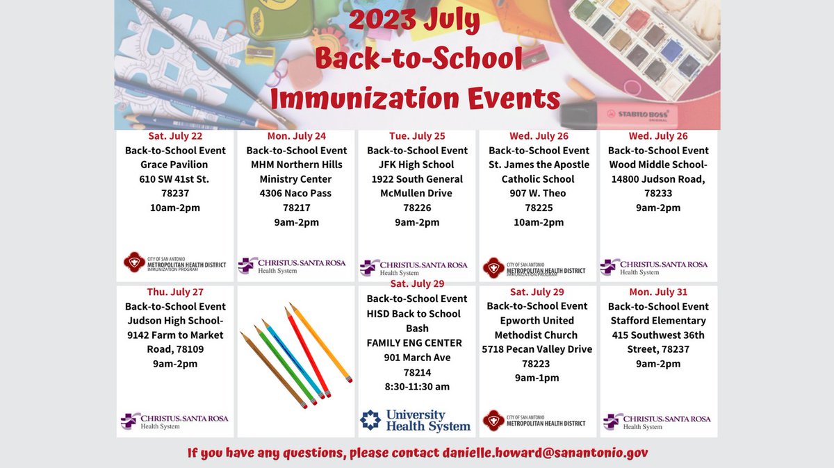 EisdHealthJen's tweet photo. Get your child vaccinated early! Without the proper documentation of required vaccinations or a valid medical or conscientious exemption, students will not be allowed to attend school. 
https://t.co/zFZ9uZSPHQ https://t.co/OvcPUQoHdC