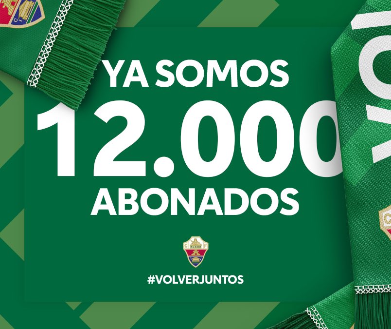 noticies_d's tweet photo. ELX CF// L'elx CF ja compta amb 12000 abonats per a la temporada 2023/2024
https://t.co/icQM3BxTKL
@elchecf #abonats #noticies https://t.co/WKzW29do1l