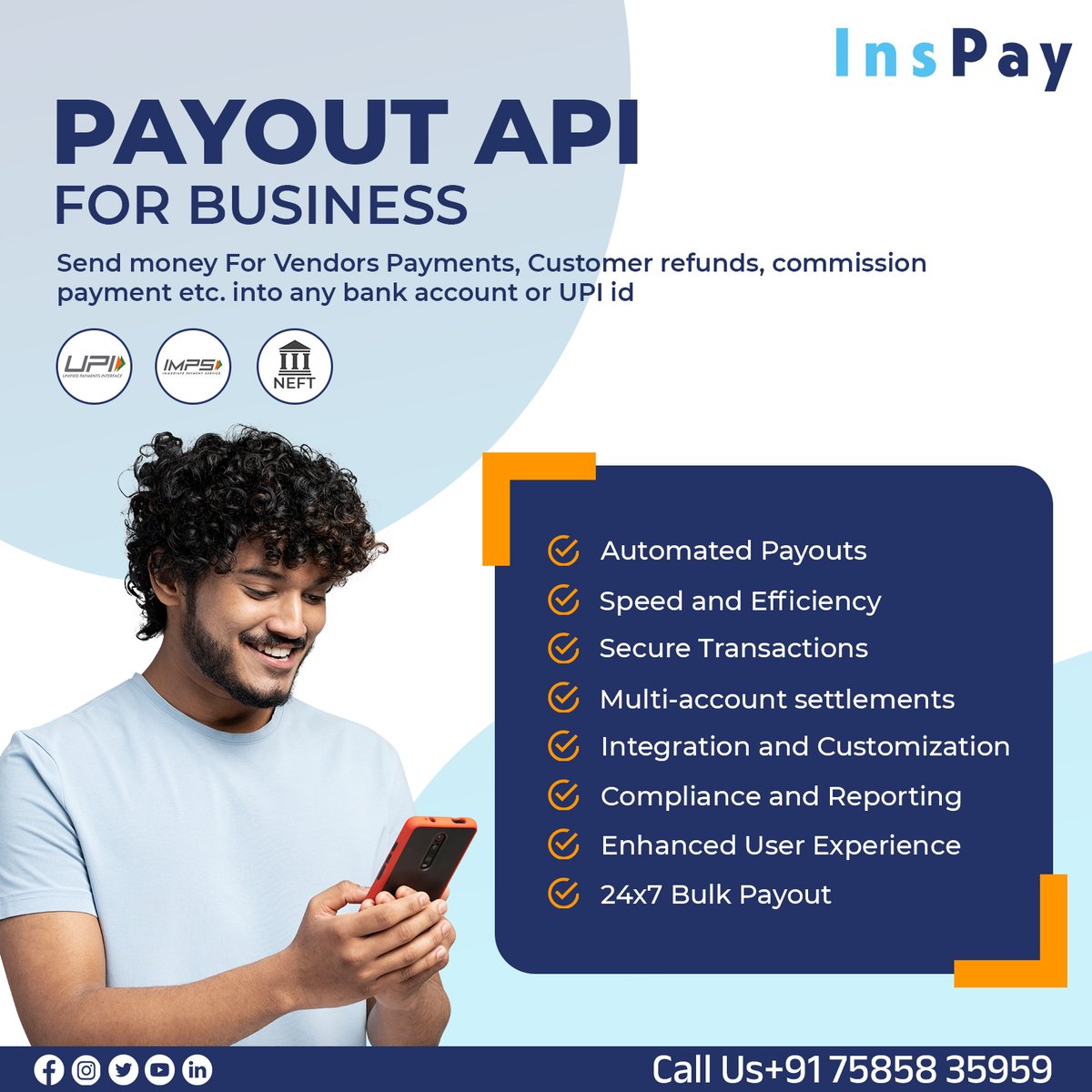 Looking for a reliable and efficient #Payout #API for your business? #Inspay has got you covered!

#PayoutAPI #PaymentSolutions #BusinessEfficiency #SecurePayouts #SeamlessTransactions #BusinessGrowth #PaymentAutomation #APIIntegration #DigitalPayments #OnlineBusiness #fintech