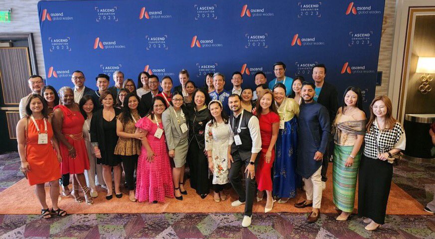 ericjmontas's tweet image. The @AscendLeader Convention concluded yesterday and featured a mental health session with @CroweUSA’s Sheila Enriquez on the panel, behind the scenes on Disney’s “American Born Chinese,” and a fantastic gratitude dinner.
#AscendLeadership #AscendConvention #GoCrowe