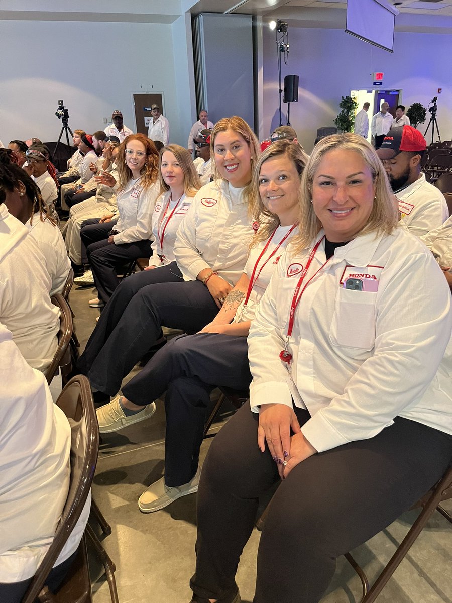 HondaInSC's tweet photo. [JUST IN] Today, Honda South Carolina Manufacturing is celebrating our 25th anniversary! Associates, plant leadership, and Honda executives are gathered for this historic milestone. https://t.co/rCP6PnqPGx