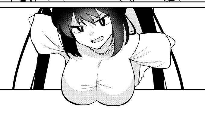 おっぱいを描いている 