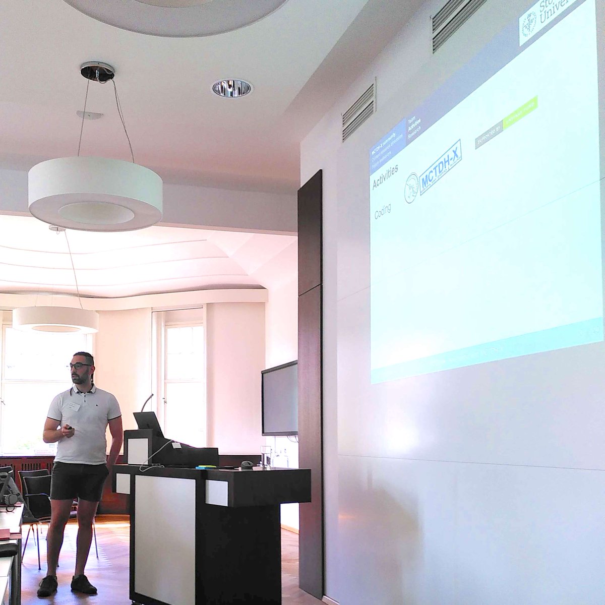 From July 13th-17th, 3 of our developers (@EFasshauer, Sunayana & @PMolignini) attended the 2023 #MCTDH summer school in Heidelberg as lecturers & held several presentations + a hands-on tutorial on MCTDH-X! Check out some pictures below. #quantum #physics #research #software