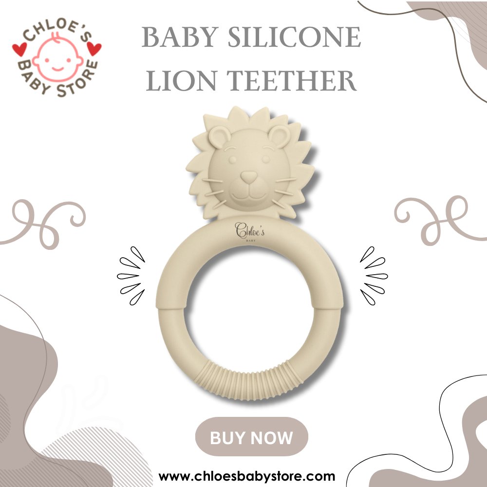 Chloesbabystore's tweet image. Teething made playful and safe! Our silicone lion teether features soft textures and is made from baby-safe materials to ensure a happy teething experience.

#ChloesBabyStore #BabyTeether #TeethingSolutions #BabyEssentials #ParentingMustHaves #TeethingRelief #BabyComfort