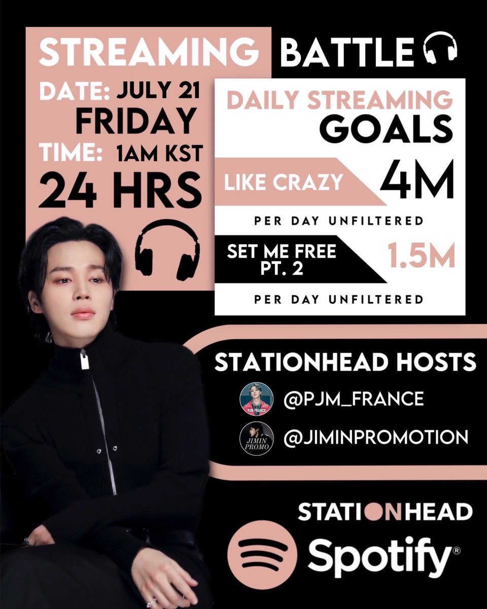 promisearchives's tweet photo. HITMAKER JIMIN 🔥 
STREAMING BATTLE - JULY 21 - 1AM KST
#FACEFriday
#JiminDominates2023 

[Kindly check the last reply for more info] https://t.co/Rmpdo9owg2