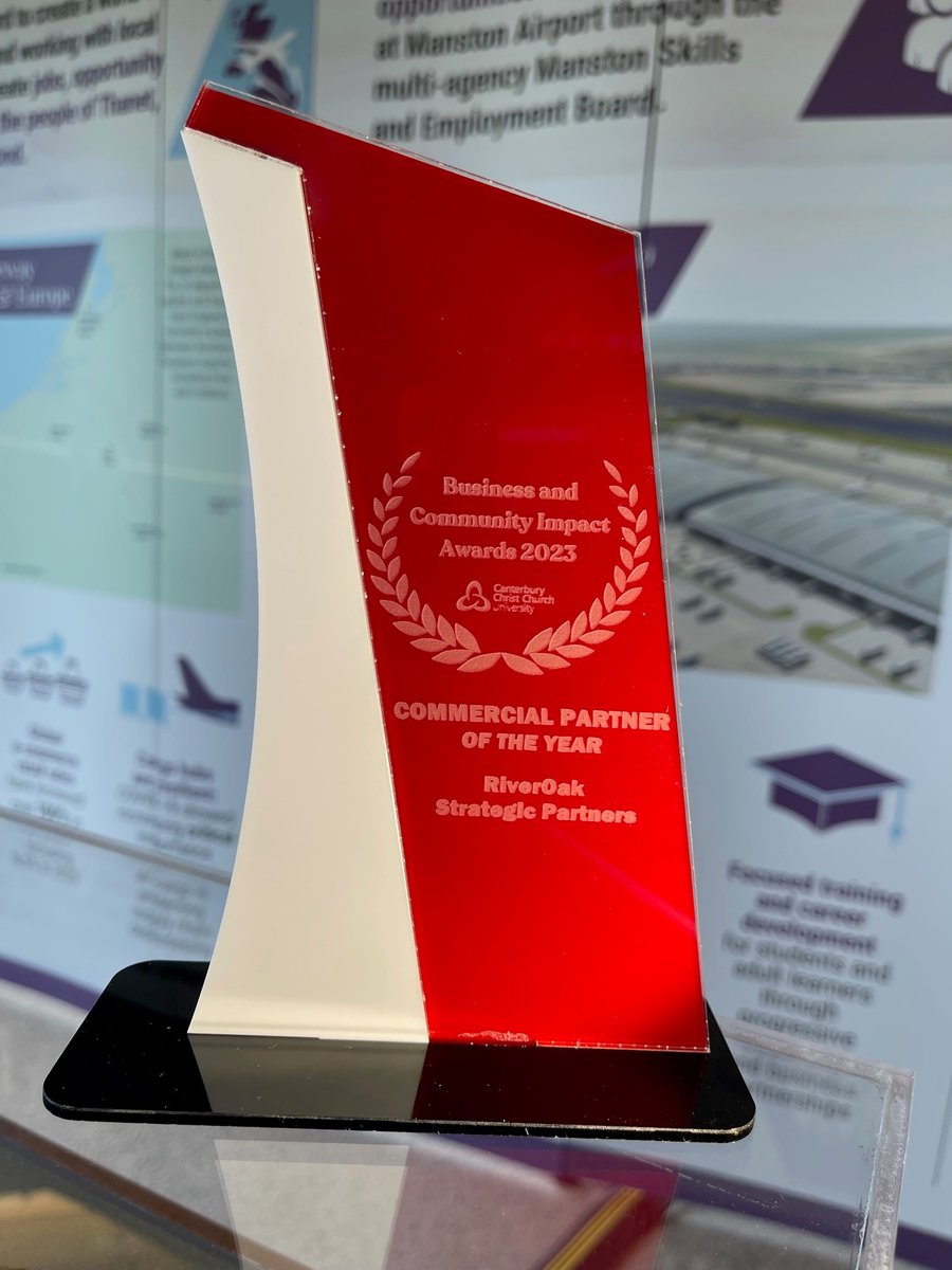 RSPManston's tweet photo. It was an honour for RSP/Manston Airport to be awarded Commercial Partner of the Year at @CanterburyCCUni  Business and Community Impact Awards 2023 #Manston #engineering #kent https://t.co/MLSQNP00fh