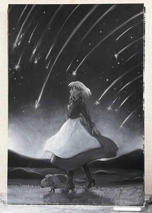 7日目 ソフィー/ハウルの動く城 #黒板アート #100日チャレンジ