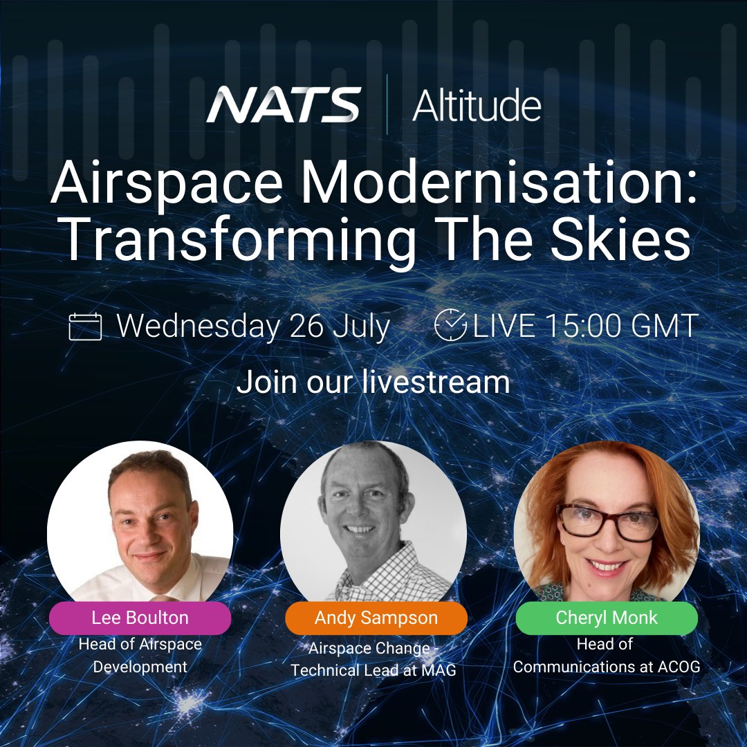 NATS's tweet photo. Modernising airspace is a complex process but one that will enable a simpler, safer and more fuel-efficient future for air travel. 🛫
#Aviation #AirTrafficManagement https://t.co/ZfGd0CuRDs