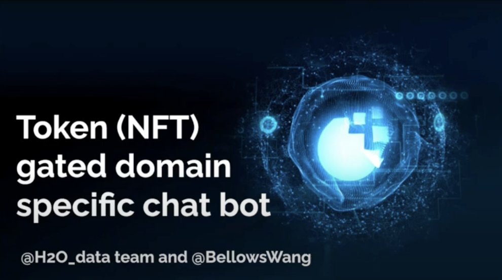 🥇 <a href="/oceanprotocol/">Ocean Protocol</a> Token Gating

NFT Gated custom LLM chat bot: LLM creators/innovators can train custom LLMs and monetize them

By: Marek-new Laskowski, Popeye Saylor, <a href="/BellowsWang/">Bellows Ξ王</a> , <a href="/H2O_data/">H2Odata</a> 

More: devpost.com/software/nft-g…
