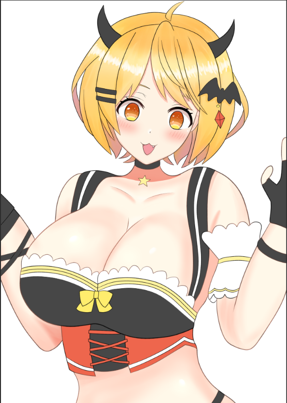 夜空メル 「今日はここまで」|あかおにのイラスト