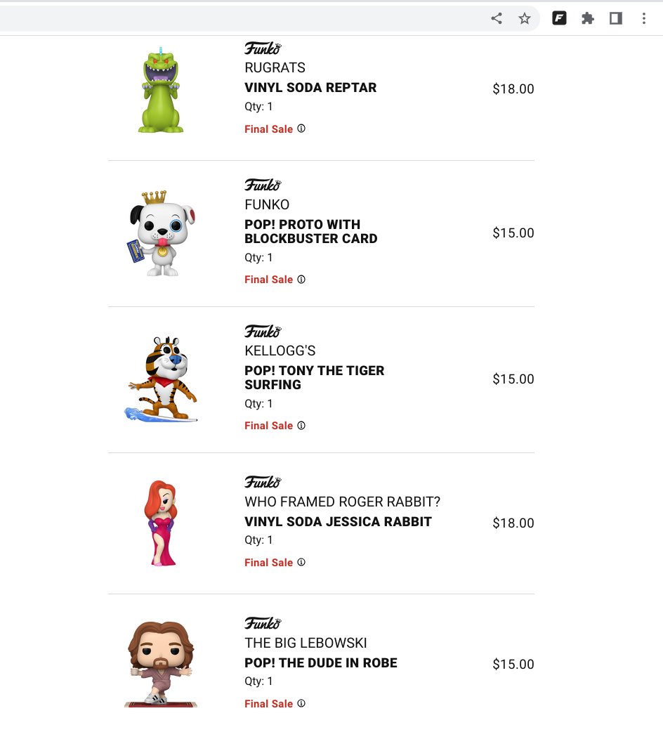 FFantasyFunko's tweet photo. Nevermind... got these😁 https://t.co/448vEKlo1s