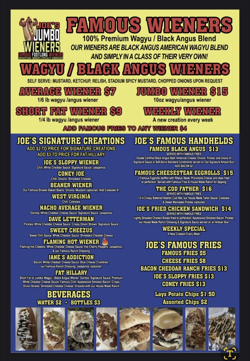 We are thrilled to welcome Joe’s Jumbo Wieners Food Truck to Bay Harbor, Saturday, July 29th at 5 PM!

#weloveourresidents #FortMyers #foodtruckevent #joesjumbowieners #Community #LoveWhereYouLive #ResidentEvents #BayHarbor #LeaveThePansBehind