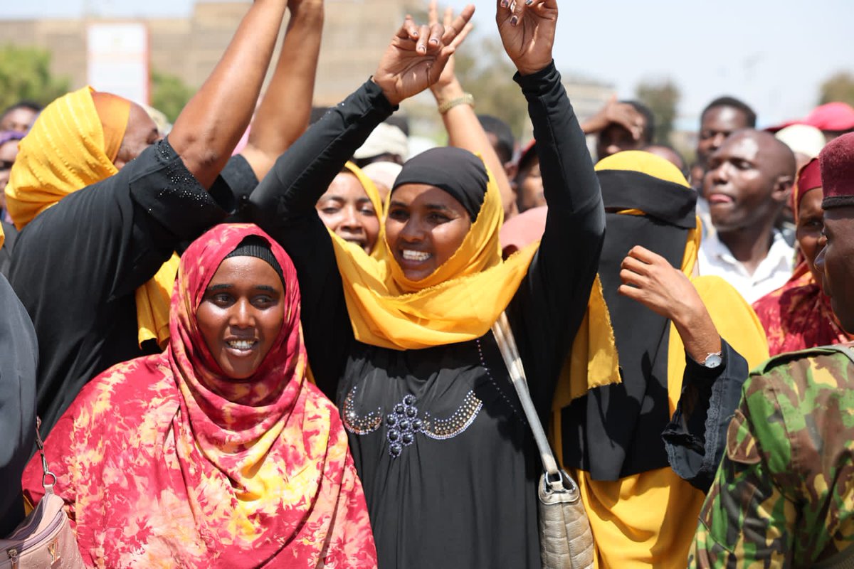 rigathi's tweet photo. Infrastructure development is an important determinant for economic growth and job creation in our nation.

I accompanied President @WilliamsRuto to Isiolo County as he commissioned  roads in Isiolo town and issued title deeds at Etoro Ltungai Adjudication section, to dignify the people of the area in line with The Plan.

It was a pleasure engaging with the great people of Isiolo and their leaders, led by Governor Abdi Guyo.