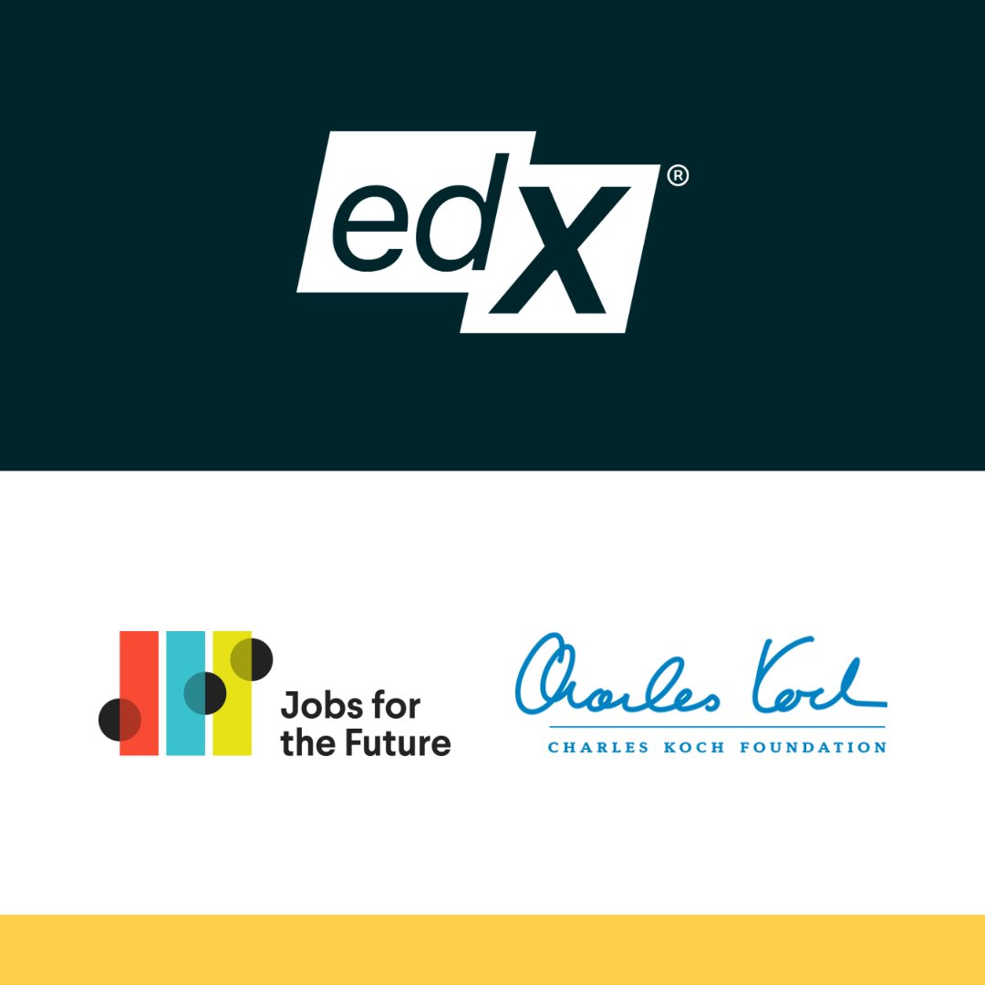 agarwaledu's tweet photo. .@edXonline, @jfftweets, and @ckochfoundation are collaborating to connect non-traditional learners with no-cost higher education programs and interview opportunities through our just-announced edX #MicroBachelors® Program Pathway Initiative. 

Learn more: https://t.co/eApZGX6C3z https://t.co/wbg9EayBmC