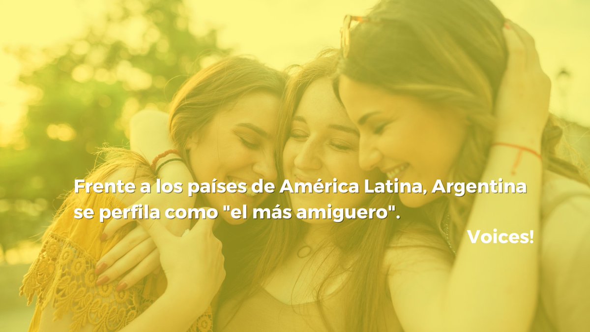 VoicesResearch's tweet photo. ❤️ FRENTE A LOS PAÍSES DE LATINOAMÉRICA, ARGENTINA SE PERFILA COMO EL “MÁS AMIGUERO” #VoicesFacts

En el Día del Amigo, compartimos una infografía acerca del vínculo de los argentinos con la amistad.
https://t.co/HdKdHiEH4k https://t.co/8ihao2jXKy