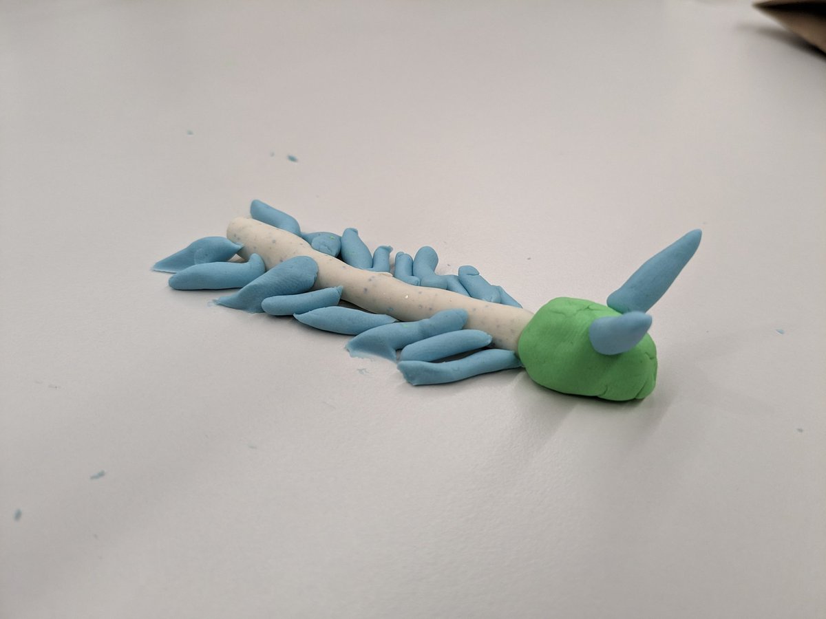 cbowiemorrison's tweet photo. Max the millipede - my contribution to #icepopszoo at #icepops23 https://t.co/EGRb2SJkNU