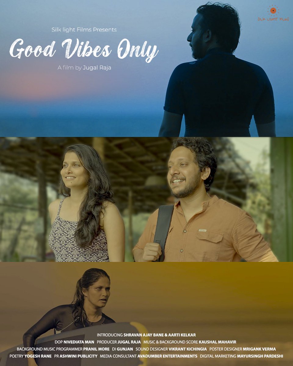 Here’s the poster of my film as a lead actor. “Good Vibes Only” releasing soon on two massive OTT platforms - MX Player and Planet Marathi app. #goodvibesonly #marathifilm #love