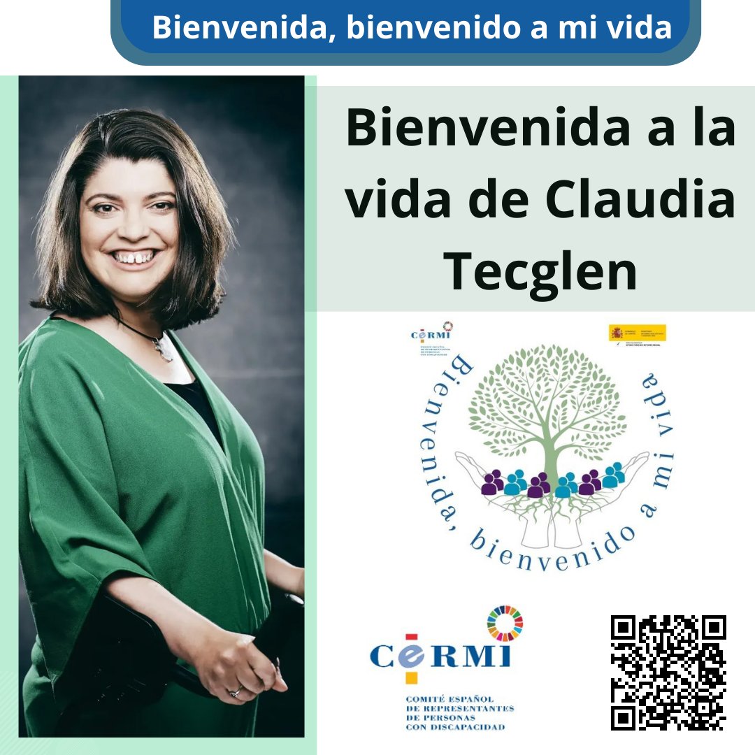 Cermi_Estatal's tweet photo. “Bienvenida y bienvenido a mi vida”
Bienvenida a la vida de Claudia Tecglen
👇
https://t.co/GKW0KsBork
#DELETECapacitismo #SOSDiscapacidad
@Cermi_Estatal @Claudiatecglen https://t.co/qeV4zYIHa1