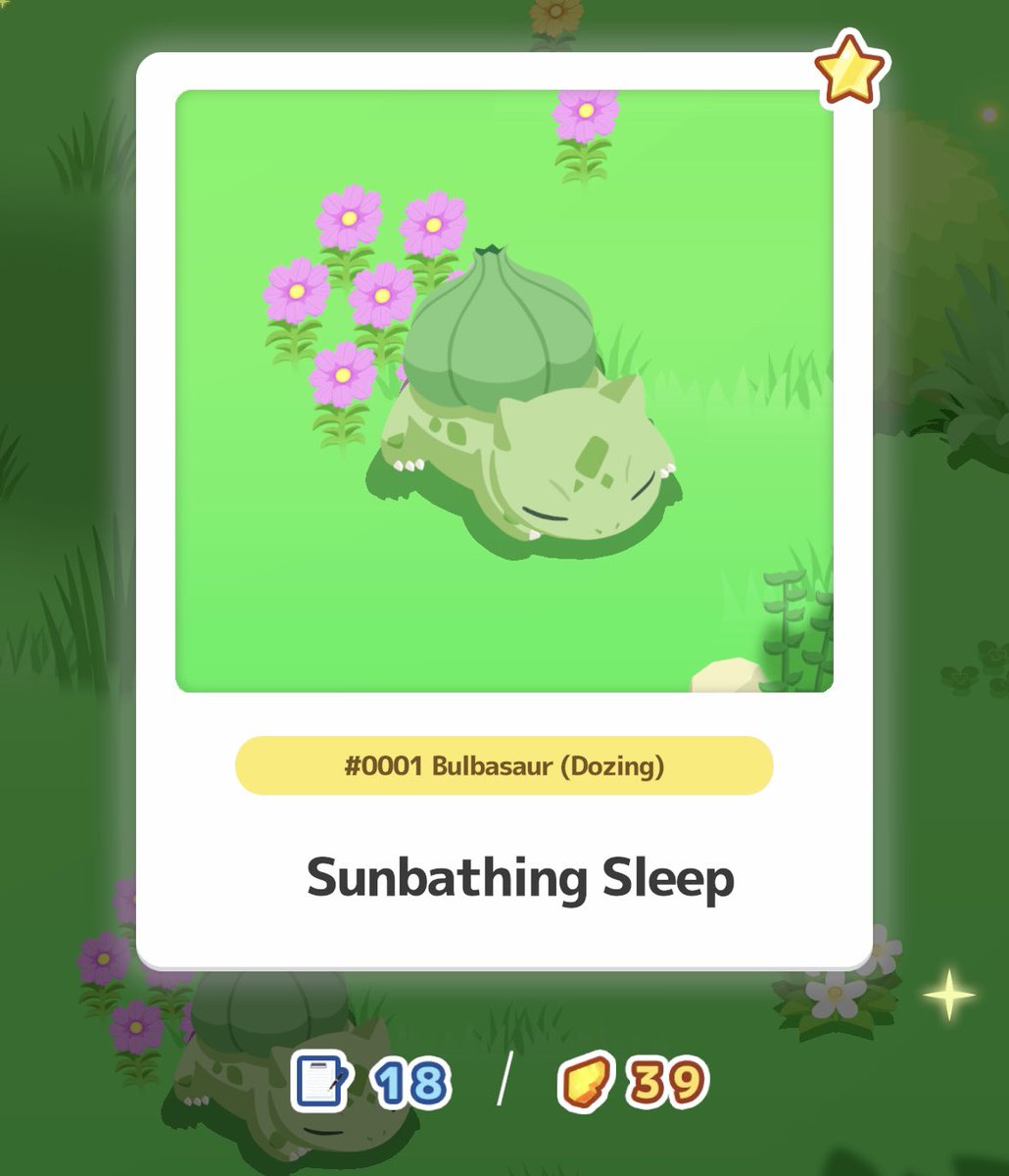 My friend got a shiny bulbasaur on her first snooze, long live cough ✨ :  r/PokemonSleep