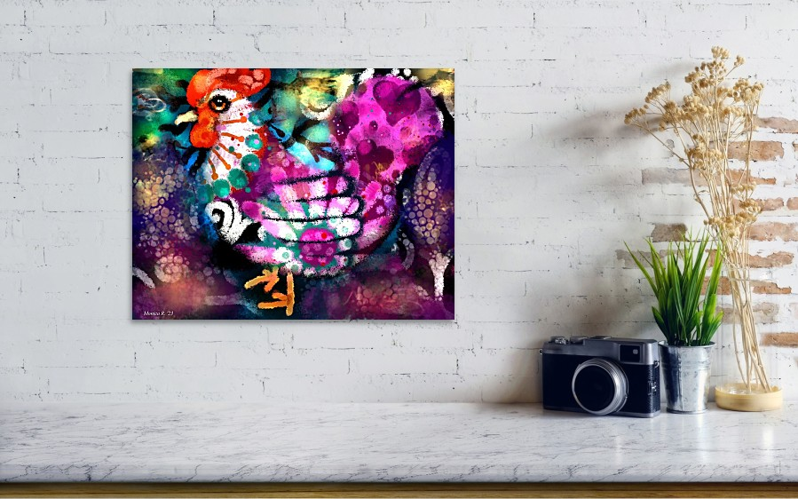 CrazyArtMonica's tweet photo. Chickens can symbolize gentleness, mothering, nurturing, fertility, rebirth, longevity, courage, knowledge and curiosity.

Check out this new art print that I uploaded to https://t.co/Vy5MK6wQ38! https://t.co/mvBTCr1Tfp 

#chicken #hen #farm #farmhousedecor #folkart #abstractart https://t.co/ll5eRKltS6