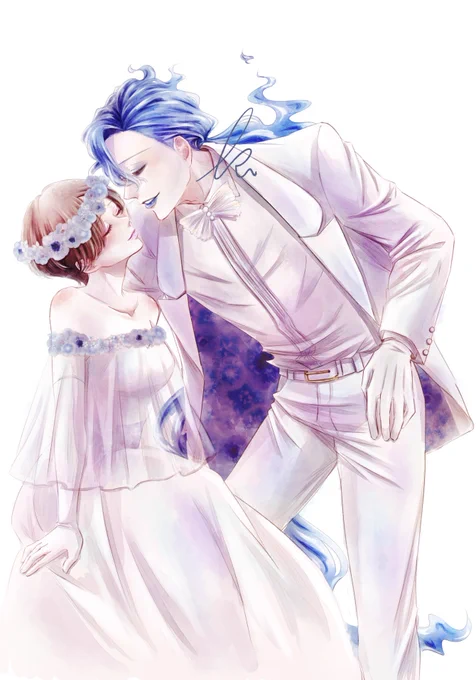 暫定表紙絵〜。一晩寝かす