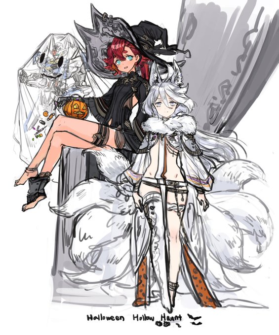 #オレンジ使った絵を見せて 🎃 