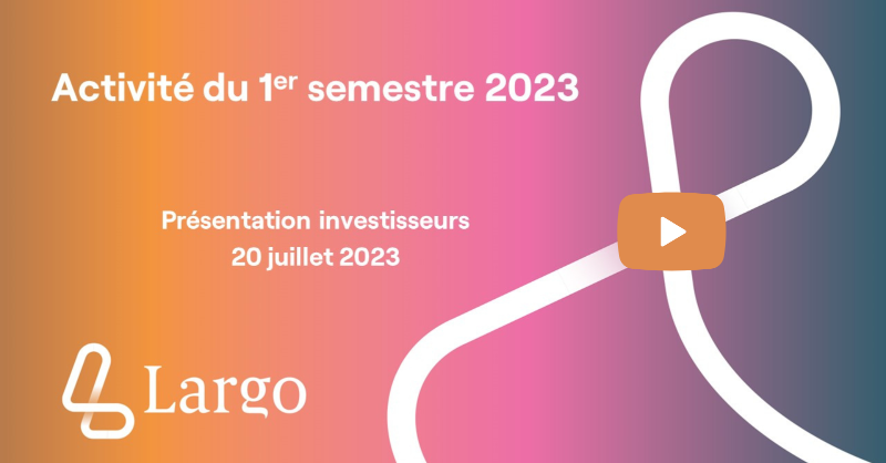 DirectDirigeant's tweet photo. [#Replay] 

Regardez le replay du webinaire de @largofr à l'occasion de la présentation des résultats du 1er semestre 2023 🎥

$ALLGO #reconditionnement #économiecirculaire #ecoresponsable