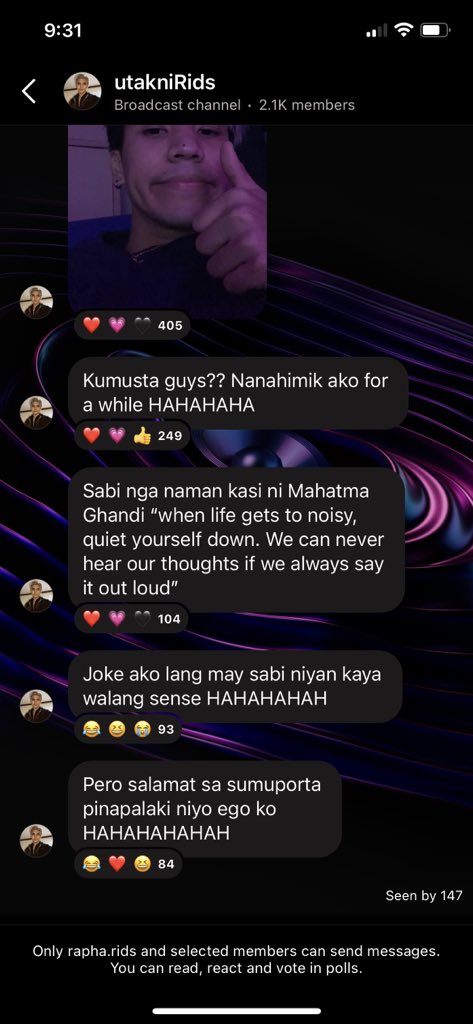itsmeerheaaa's tweet photo. @raphridao as my motivational speaker https://t.co/mhqeHAteg2