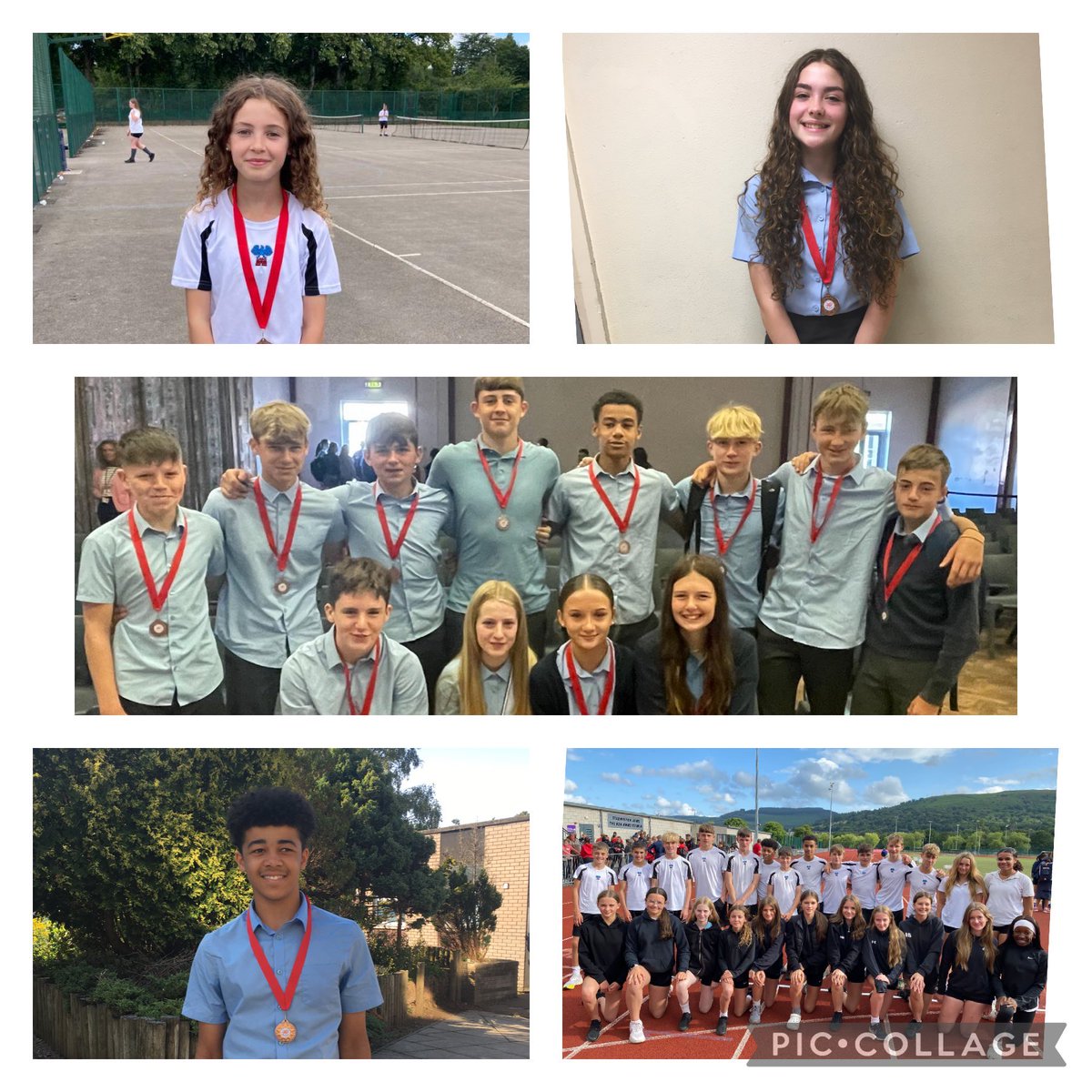 caerleongirlspe's tweet photo. The talented y8 received their @welshathletics bronze medals for the Welsh team championships #runjumpthrow #talent #maximisingpotential @caerleonboyspe @caerleoncomp https://t.co/Dv2wJJCK2I