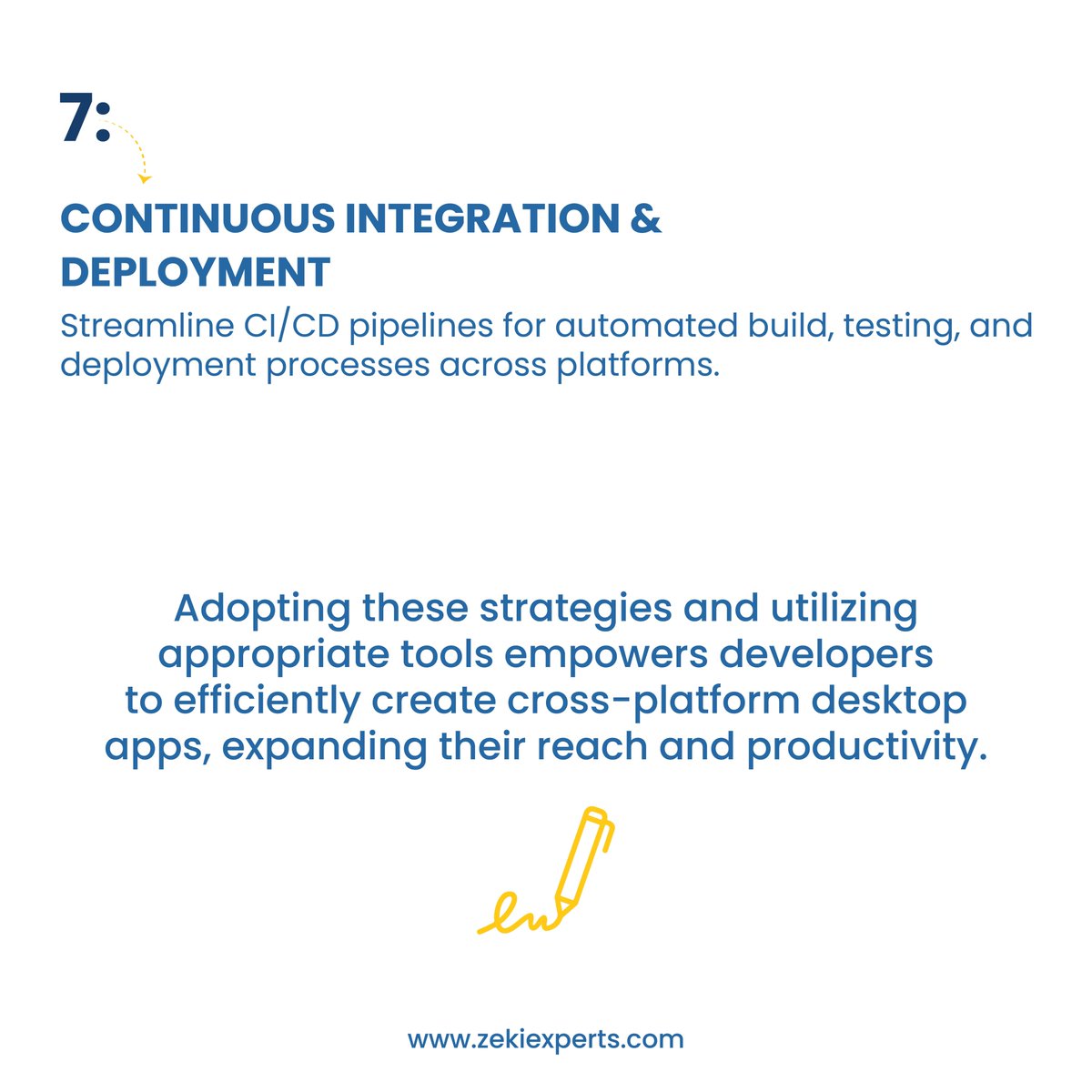 ExpertZeki's tweet image. 🖥️ Building Cross-Platform Desktop Apps:
Create versatile desktop apps with these strategies! 🌐🖥️
#CrossPlatformApps
#DesktopDevelopment
#AppDevelopment
#WebTechnologies
#NativePlatforms
#ProgressiveWebApps
#ResponsiveDesign
#TestingAndDebugging
#UserExperience
#CIandCD