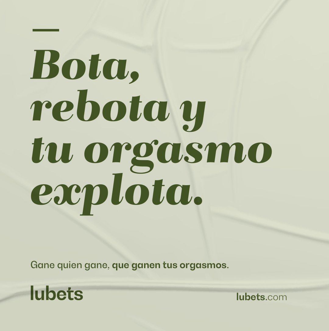 Este 23J hay que votar y botar con <a href="/Lubets_es/">Lubets</a> #OrgasmosGenerales